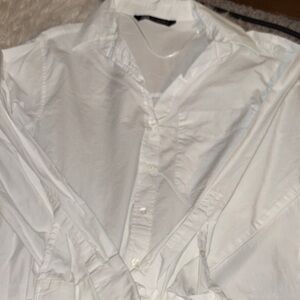 Zara white button up